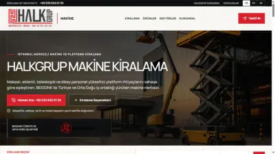 Halkgrup Makine website